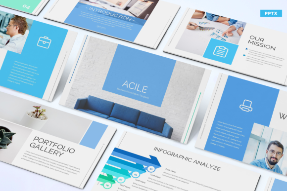 Acile - Business Powerpoint Template: Modern Slides for Any Pitch