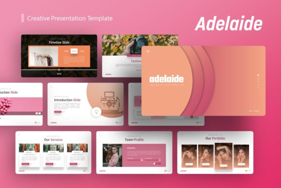 Adelaide Creative Presentation Template: Your Next Design Asset
