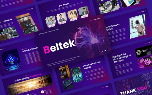 Beltek AI Tech Presentation: Your Ultimate Google Slides Template