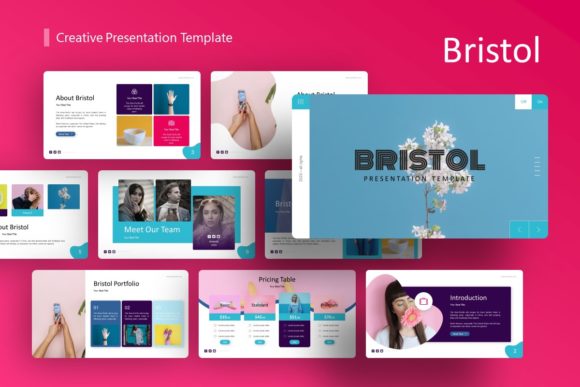 Bristol Creative Presentation Template: Your All-in-One Design Toolkit