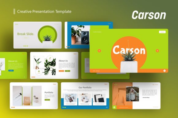 Carson Creative Presentation Template: Your Next Design Powerhouse