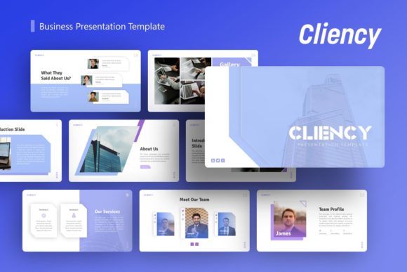 Cliency Business Presentation Template: Your Next Pitch Deck Essential