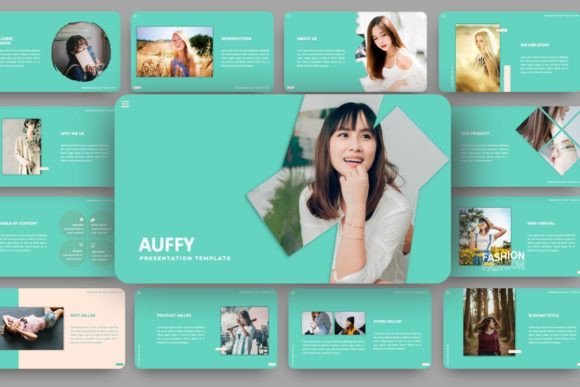 Elevate Your Beauty Presentations with the AUFFY Template