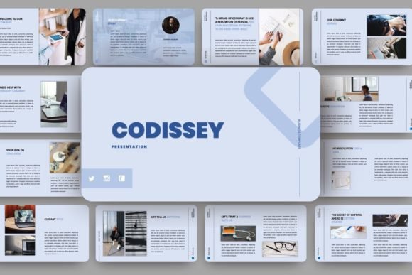 Elevate Your Pitch: The CODISSEY Company Presentation Template