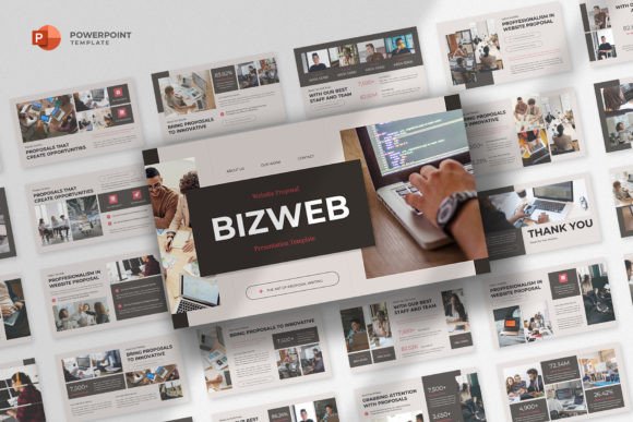 Elevate Your Pitches with a Website Proposal Powerpoint Template