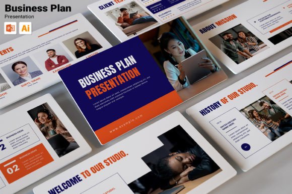 Elevate Your Strategy: The Marketing Plan Presentation Template