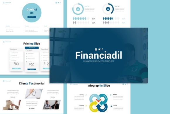 Financeadil: A Modern Presentation Template for Any Project