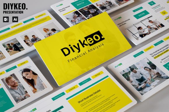 Financial Analysis Presentation Template: A Minimalist Layout for Clarity