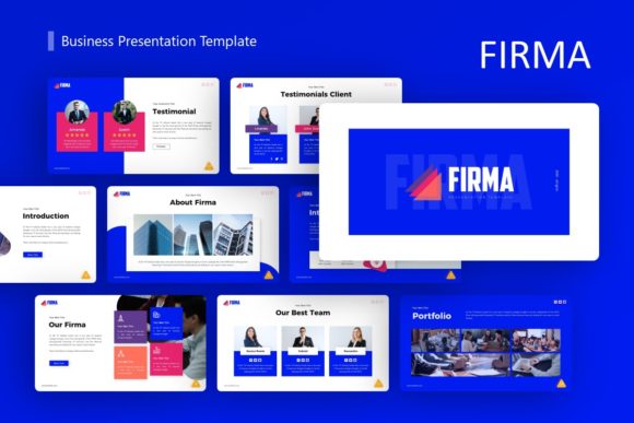 How the Firma Business Presentation Template Elevates Your Pitch