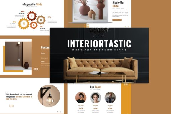 Interiortastic: A Presentation Template for Modern Creatives
