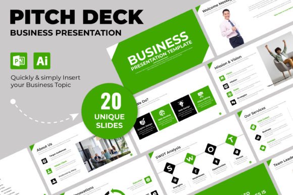 Master Your Message: The Corporate Business Presentation Template