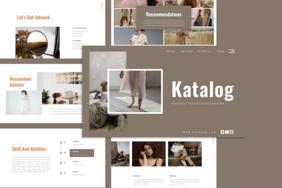 Master Your Portfolio with the Katalog Presentation Template