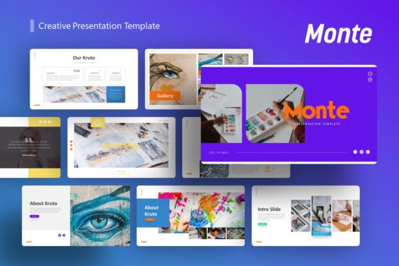 Monte Creative Presentation Template: A Designer’s Toolkit for Impact