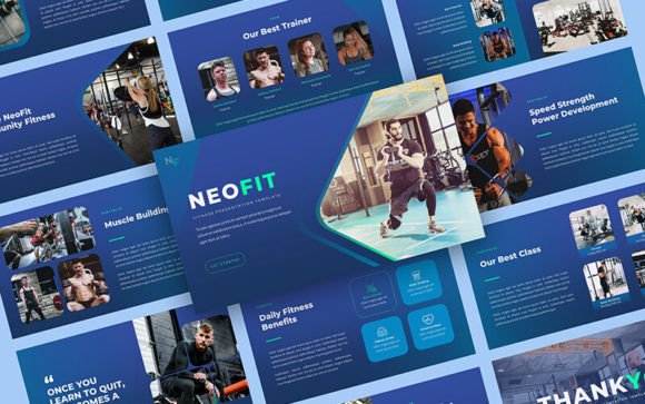 NeoFit-Fitness PowerPoint Template: Your Ultimate Design Tool