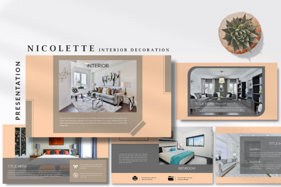 Nicolette Interior Decor: A Keynote Template for Visual Storytelling