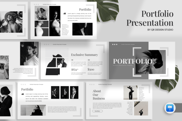 Portfolio - Keynote Template: A Designer's Guide to a Polished Presentation