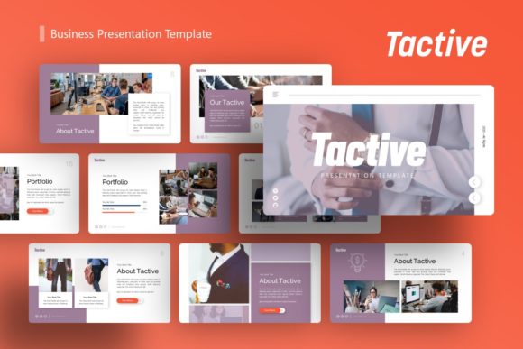 Tactive Business Presentation Template: A Designer's First Look
