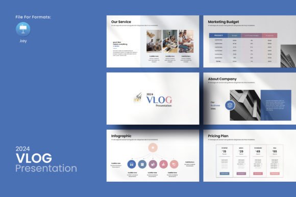 Vlog Keynote Presentation Template: Elevate Your Brand Storytelling